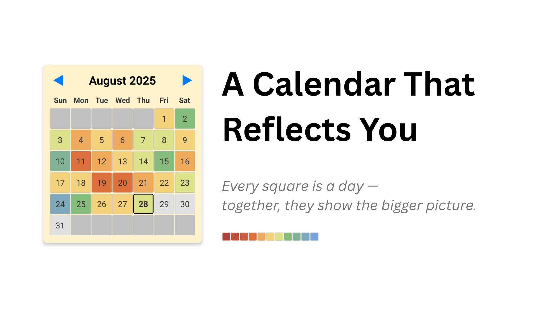 The Story Behind Yian: A Minimalist Mood Tracker Inspired by ‘Year in Pixels'